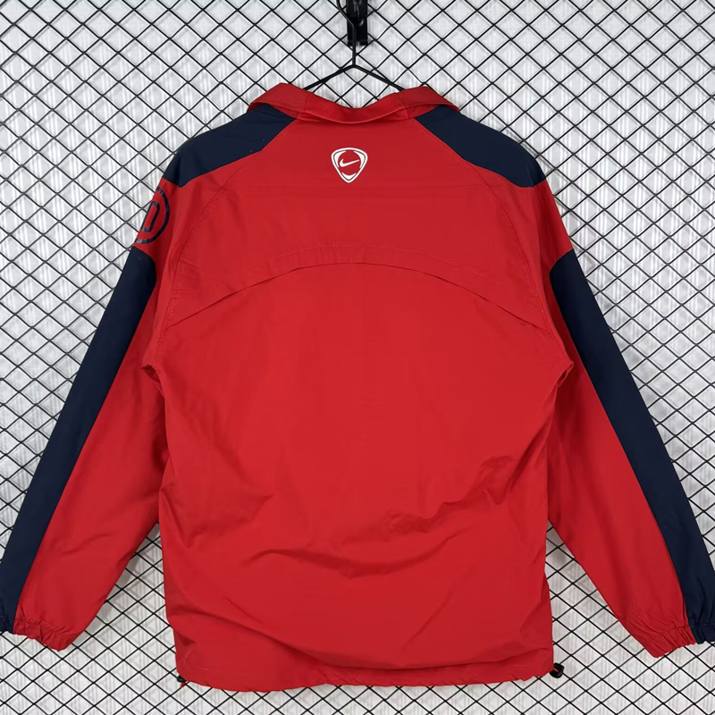 2004-2005 ARS Red Retro Windbreaker