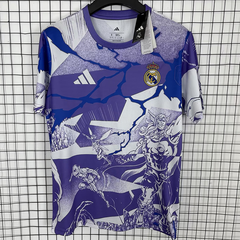 25-26 RMA Purple Joint Edition Training Shirts 紫色(漫威)
