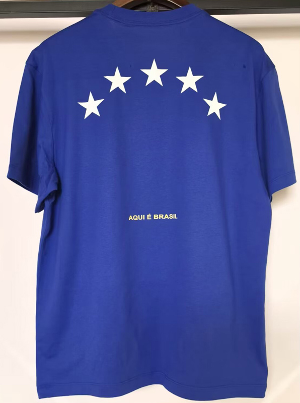 26-27 Brazil Blue High Quality Casual T-Shirt