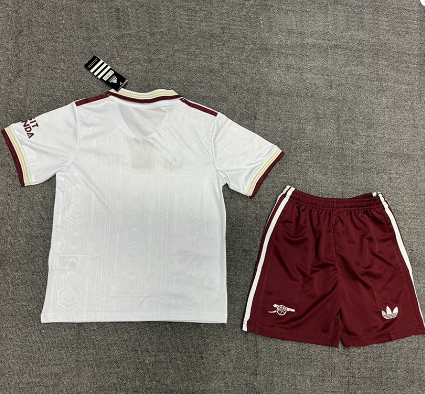 25-26 ARS White Kids Soccer Jersey