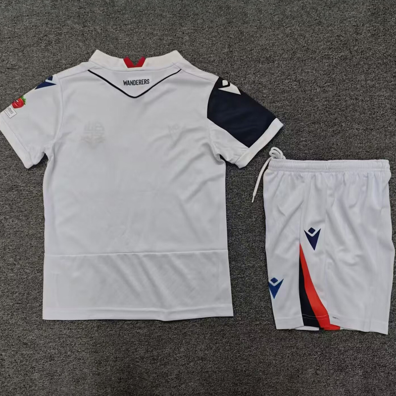 26-27 Bolton Wanderers Home Kids Soccer Jersey