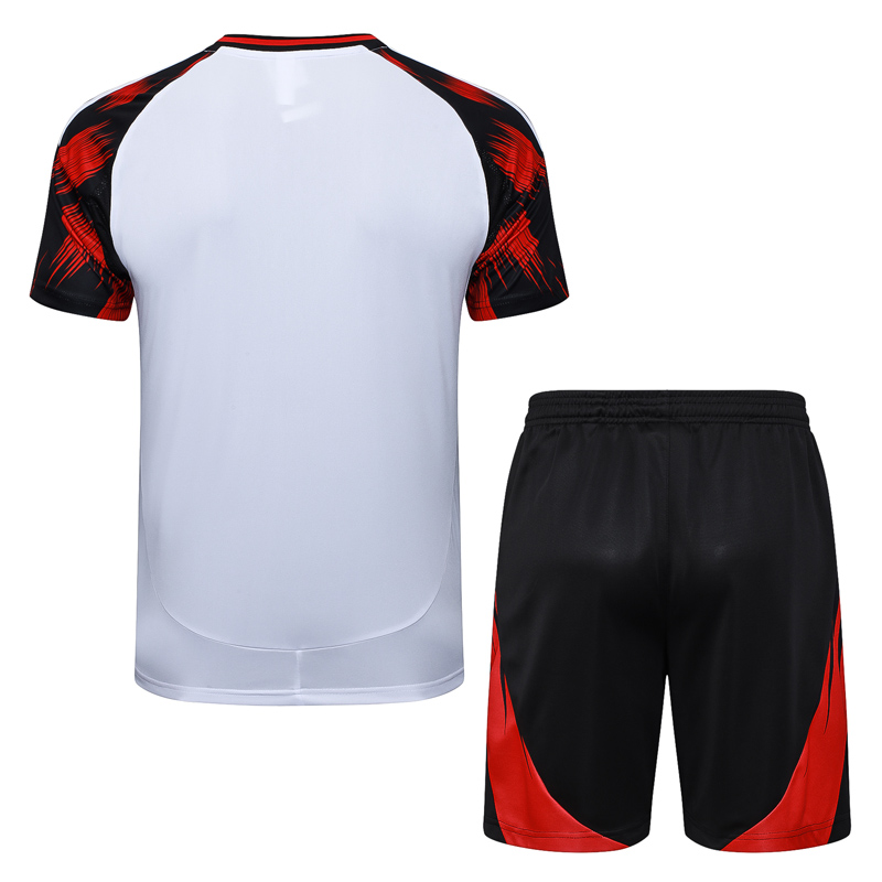 25-26 Flamengo White Training Short Suit #D2564