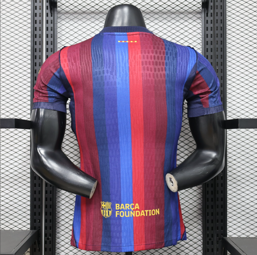 26-27 BAR Home  Player Version Soccer Jersey