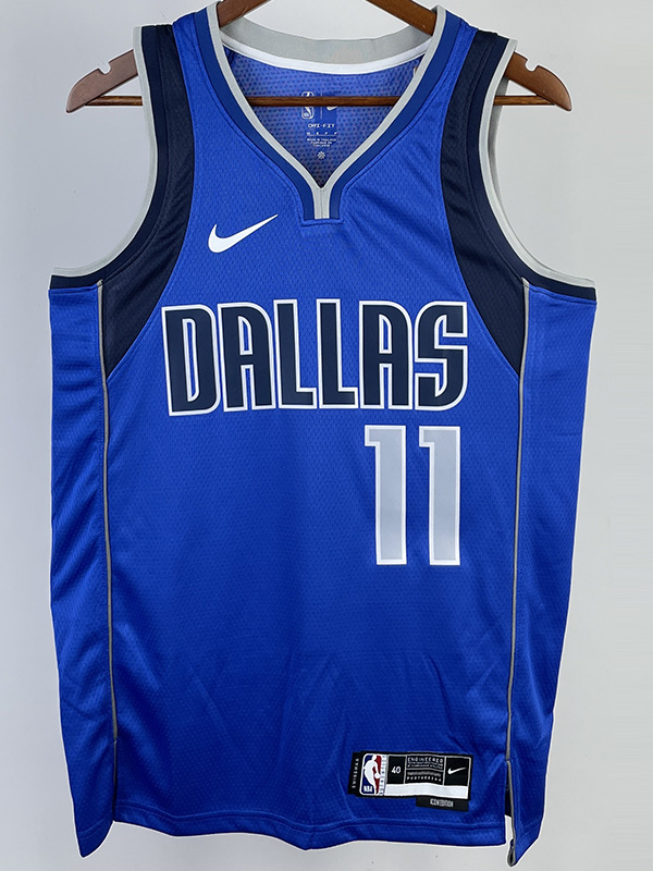 22-23 Dallas Mavericks IRVING #11 Blue Home Top...