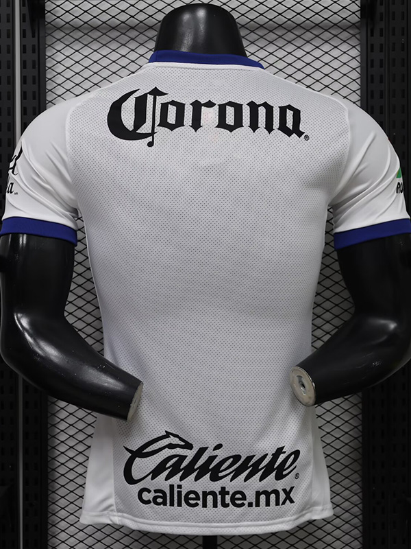 26-27 Toluca White Player Version Soccer Jersey