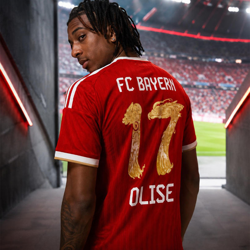 26-27 Bayern Home OLISE #17 Fans Soccer Jersey (HK Special Edition)