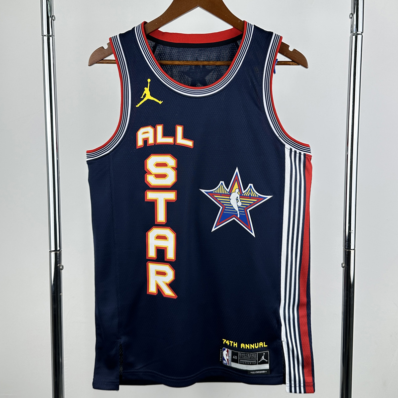 25-26 ALL-STAR EDWARDS #5 Royal blue Top Quality Hot Pressing NBA Jersey