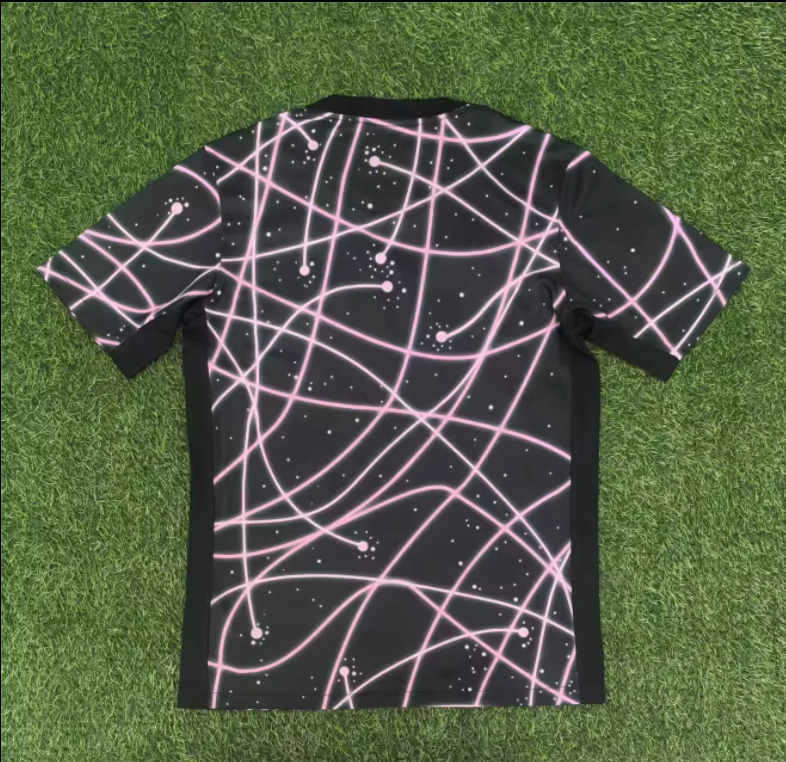 25-26 PSG Pink Black Special Edition Fans Training shirts
