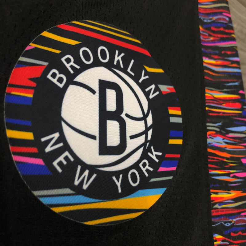 2019-20 NETS Black City Edition Top Quality NBA...
