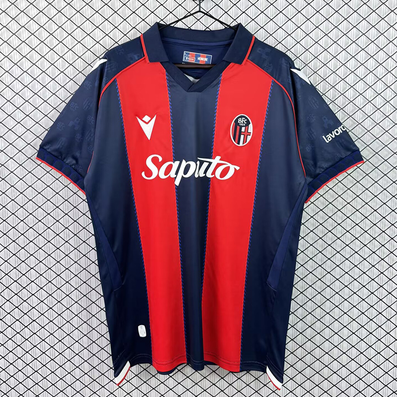 26-27 Bologna Home Fans Soccer Jersey