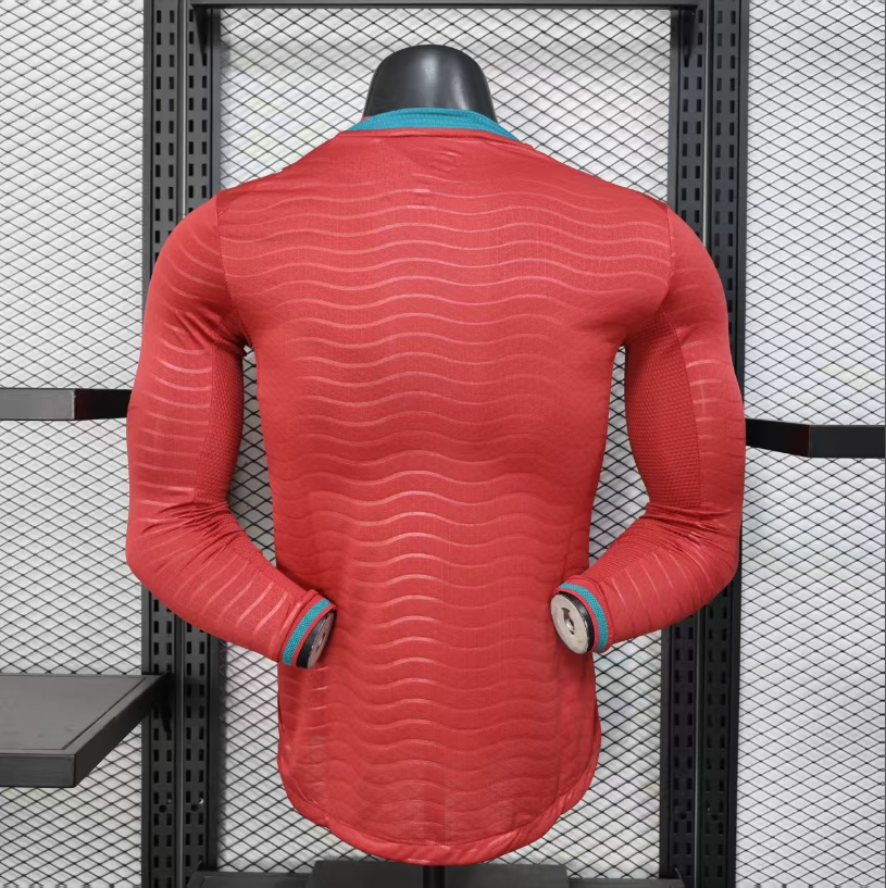 26-27 Portugal Home Long Sleeve Player Version Soccer Jersey (长袖球员)