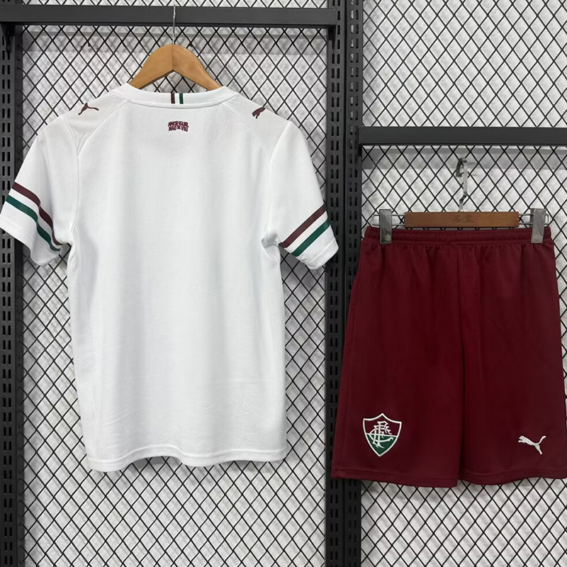 26-27 Fluminense Away Kids Soccer Jersey