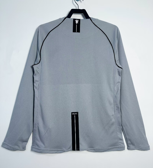 2007-2008 Man Utd Goalkeeper Long Sleeve Retro Soccer Jersey (长袖)