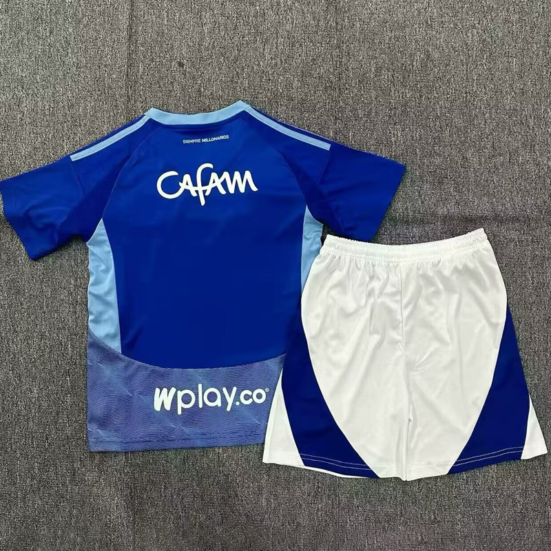 25-26 Millonarios Home Kids Soccer Jersey