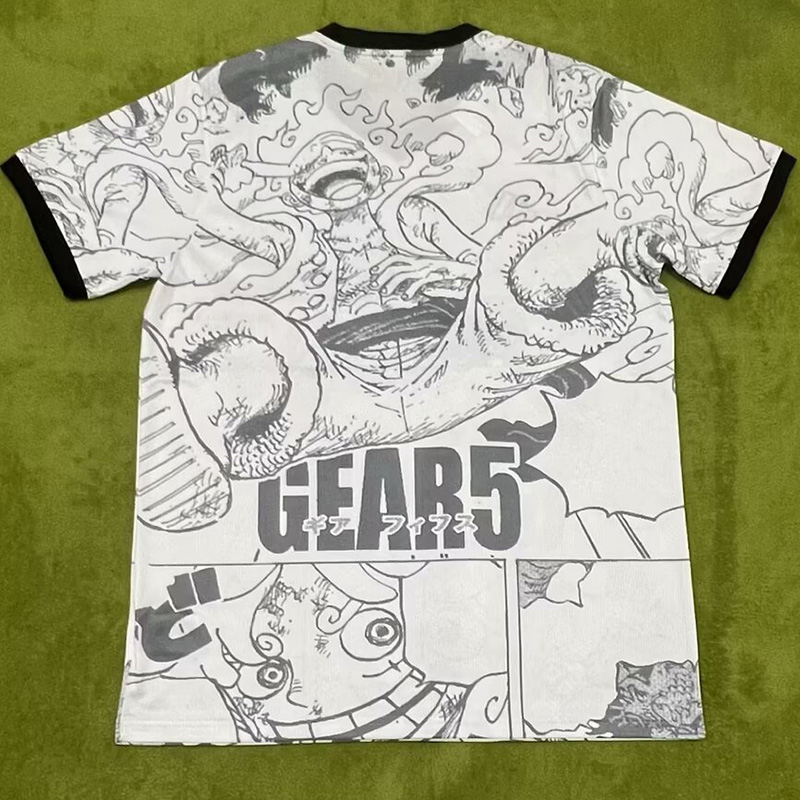 24-25 Japan White ONEPECE Special Edition Fans Soccer Jersey *海贼王