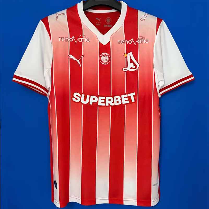 26-27 Dinamo București FC Home Fans Soccer Jersey