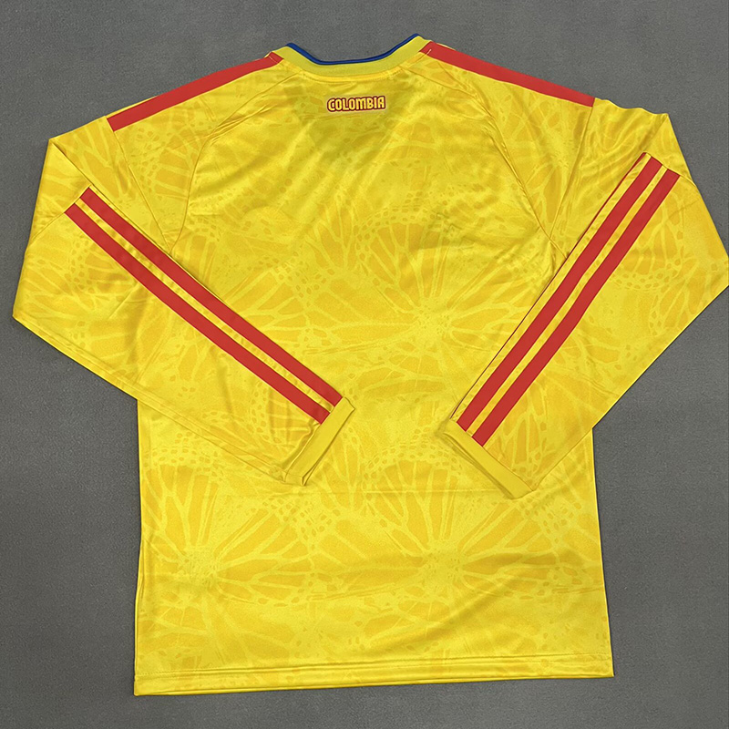 26-27 Colombia Home Long Sleeve Soccer Jersey (长袖)