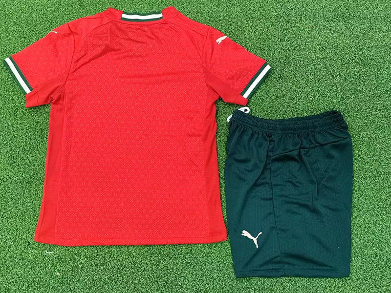 25-26 Portugal Home Kids Player Version Soccer Jersey *PM(球员童装)