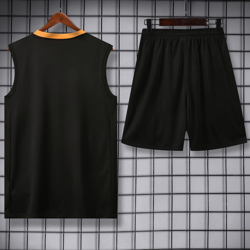 25-26 INT Black Tank top and shorts suit
