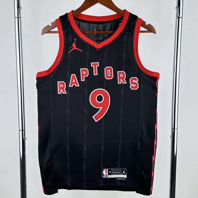 22-23 Raptors BARRETT #9 Black Top Quality Hot Pressing NBA Jersey (Trapeze Edition)飞人版