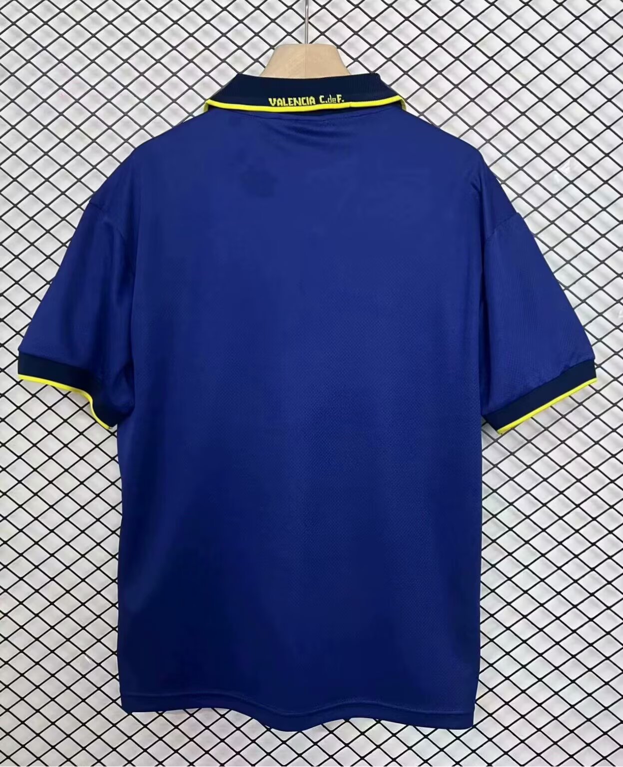 96-97 Valencia Home White Retro Soccer Jersey