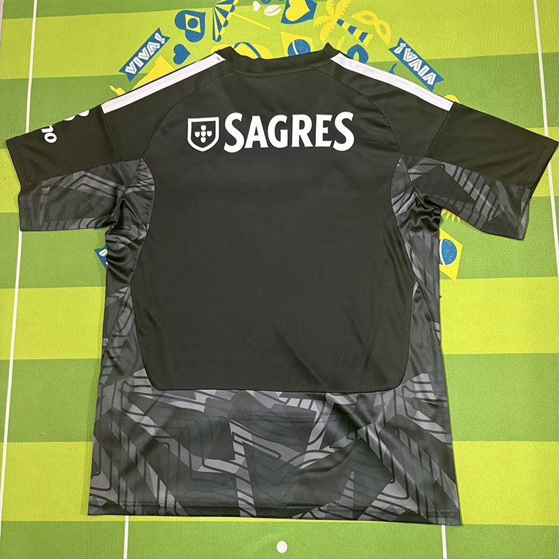 26-27 Benfica Black Goalkeeper Soccer Jersey