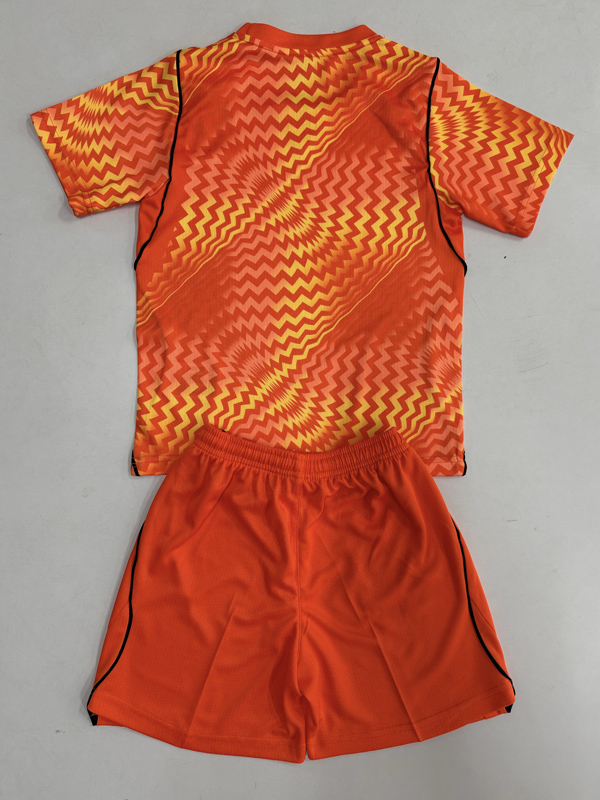 26-27 CHE Orange Goalkeeper Kids Soccer Jersey