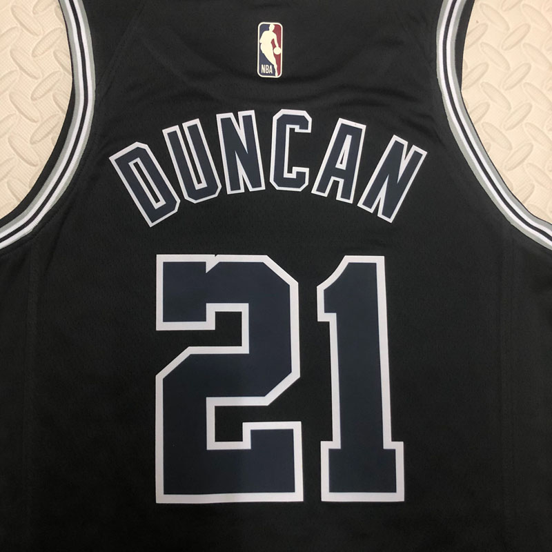 22-23 SA Spurs DUNCAN #21 Black Top Quality Hot...
