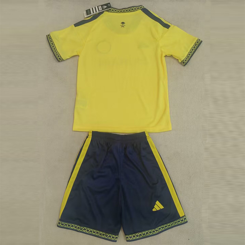 26-27 AL-Nassr Home Kids Soccer Jersey