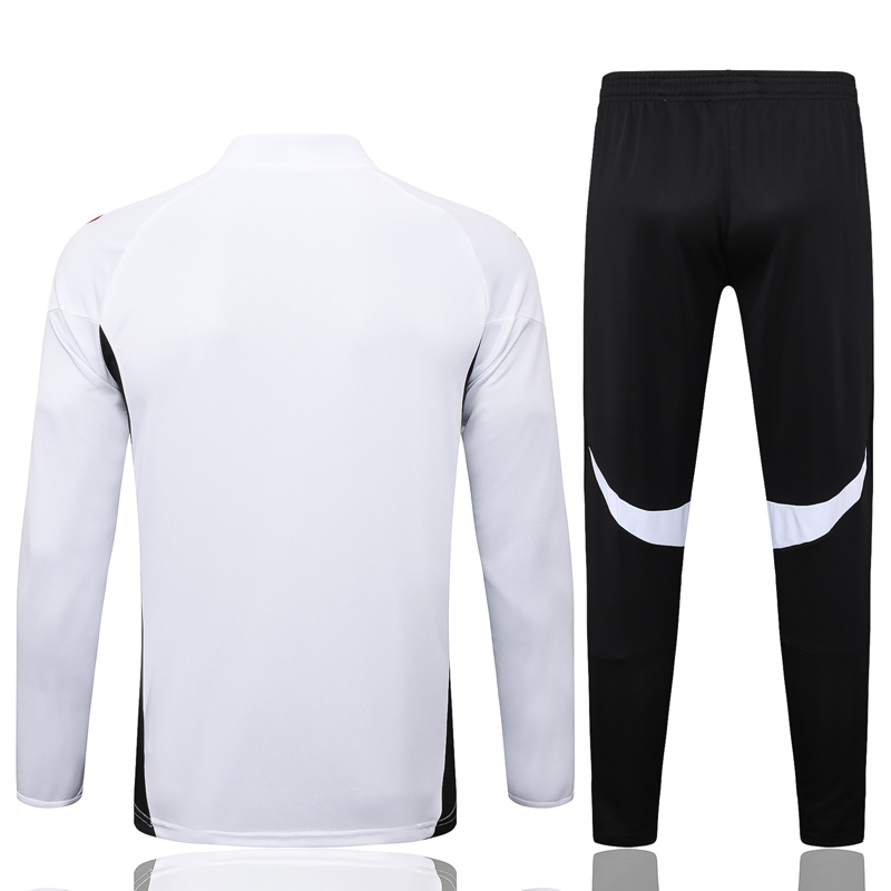 25-26 LIV White Half Pull Tracksuit #B2534(半拉链)
