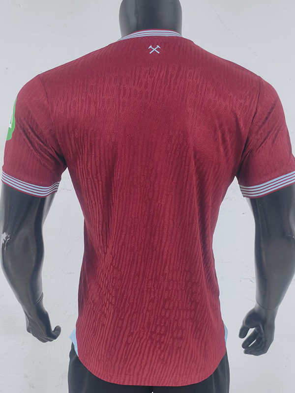 25-26 West Ham Home Player Version Soccer Jersey