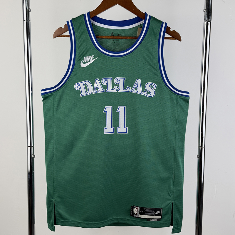 25-26 Dallas Mavericks IRVING #11 Green Retro Top Quality Hot Pressing NBA Jersey