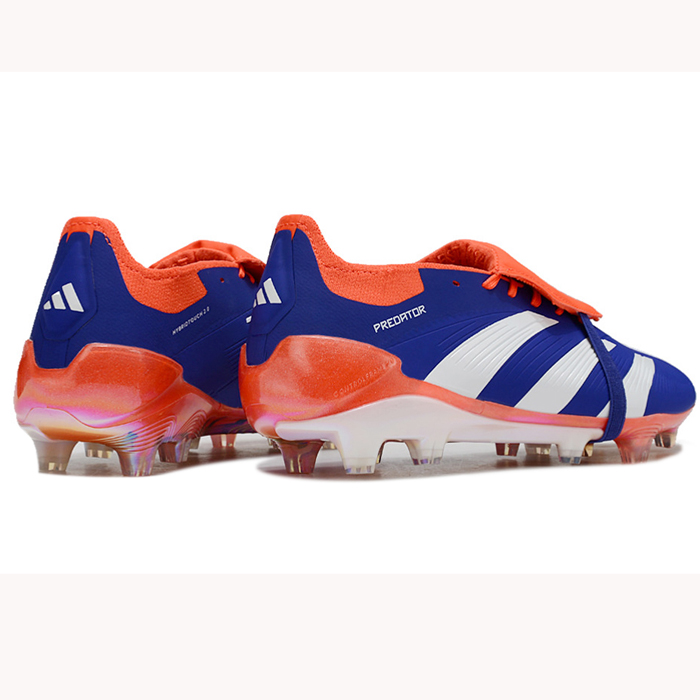 Predator Elite Tongue FG Soccer Shoes-Blue/White