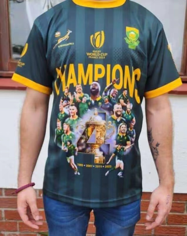 24 South African Champions Casual Edition Rugby Jersey