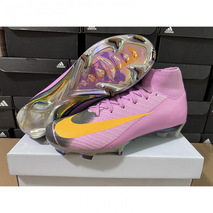 Air Zoom Mercurial Superfly 16 Elite XXV FG Soccer Shoes-Pink/Black