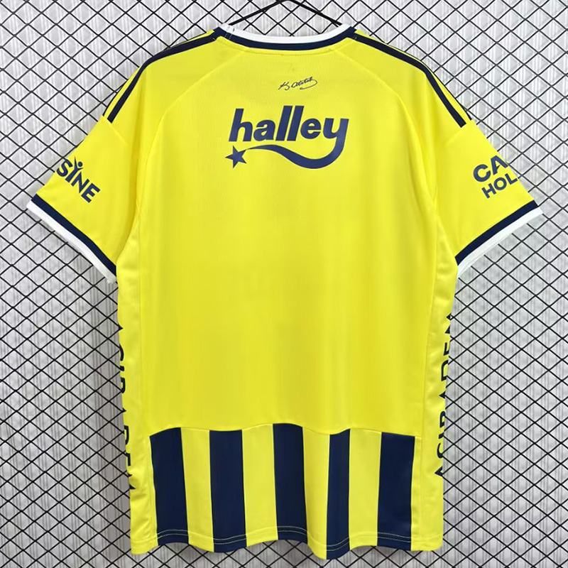 26-27 Fenerbahce Home Fans Soccer Jersey (全广告)