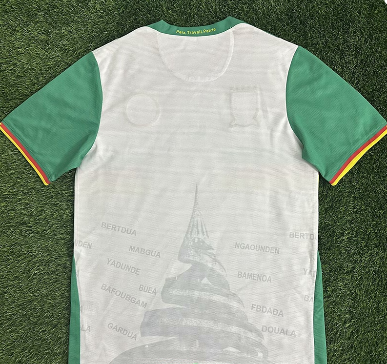 25-26 Cameroon White Fans Soccer Jersey