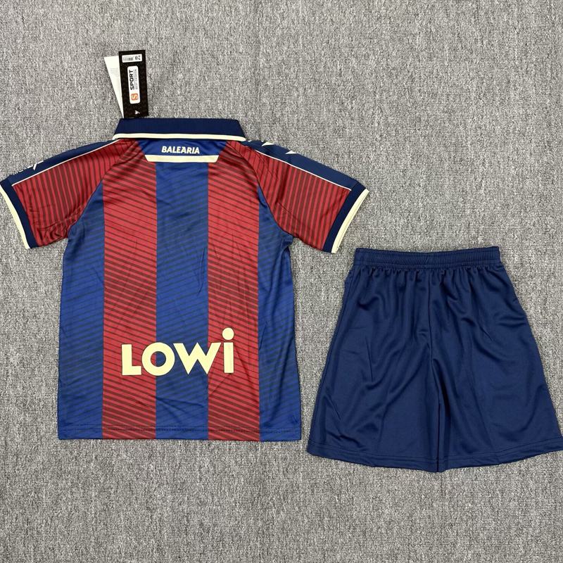 25-26 Levante UD Home Kids Soccer Jersey