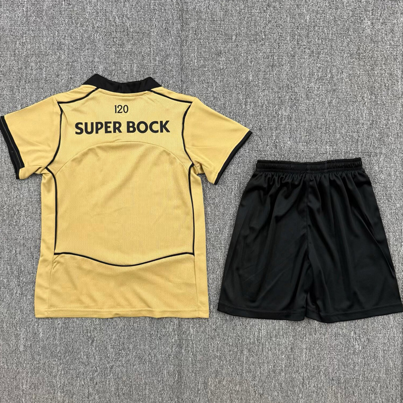 26-27 Sporting Lisbon Away Kids Soccer Jersey