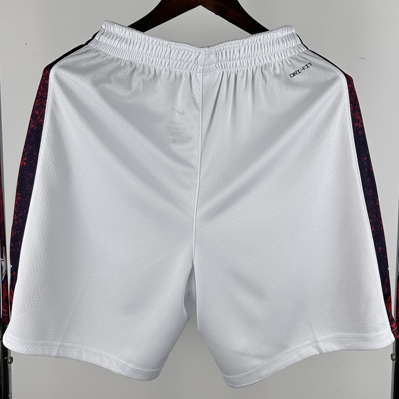 2024 Olympic Game USA White City Edition Top Quality NBA Pants