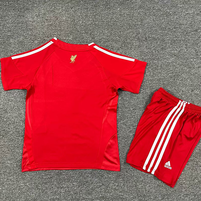 2009-2010 LIV Home Kids Retro Soccer Jersey