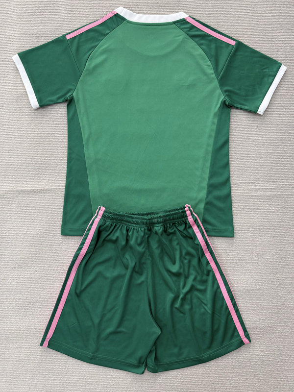 26-27 Ajax Green Goalkeeper Kids Soccer Jersey