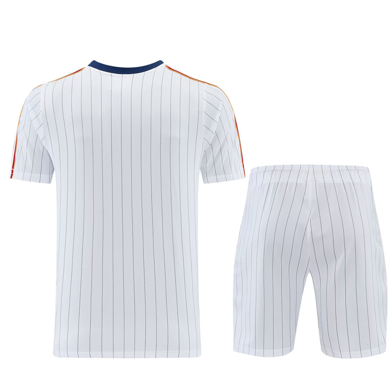 26-27 Roma White Training Short Suit