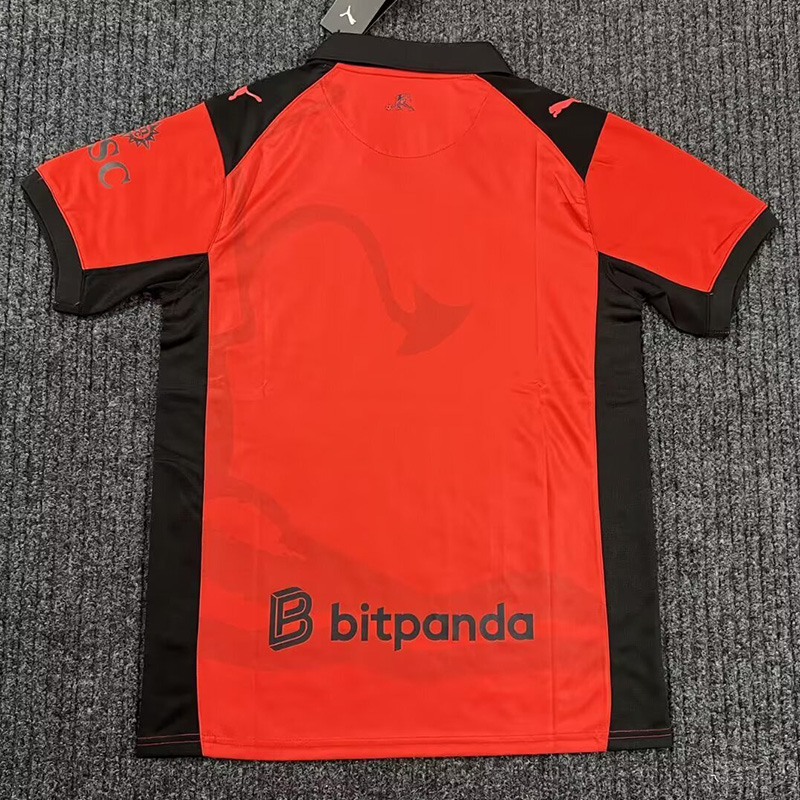 25-26  ACM Fourth Red Fans Soccer Jersey