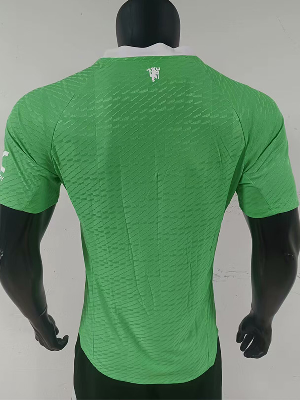 25-26 Man Utd Green Goalkeeper Player Version Soccer Jersey