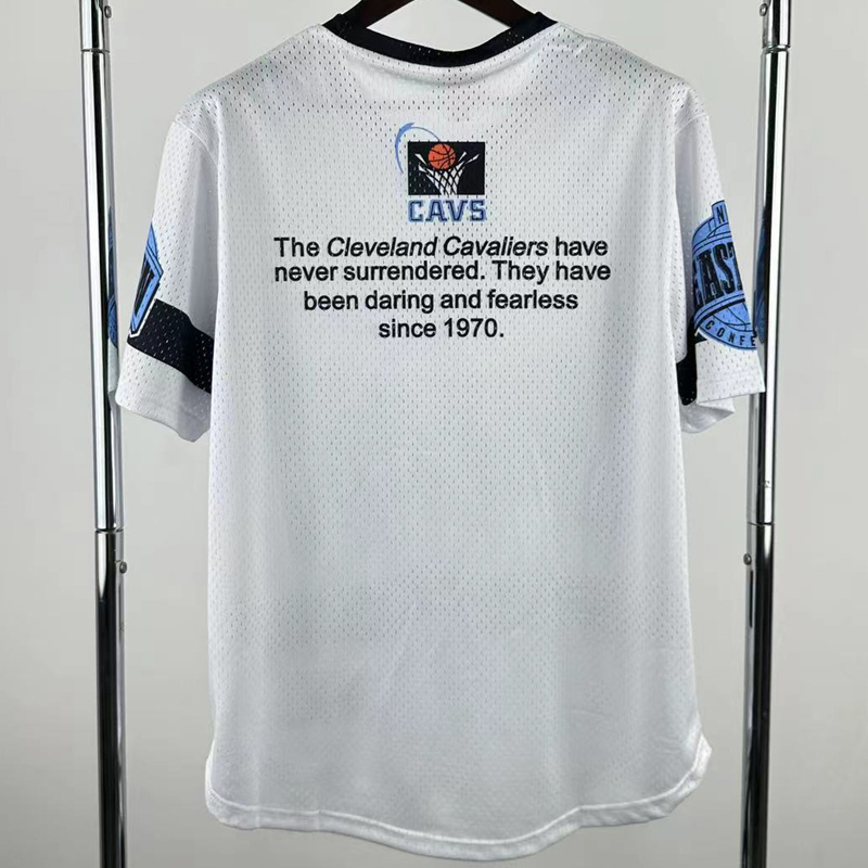 2026 Cleveland Cavaliers White Retro High Quality Casual T-Shirt #MN
