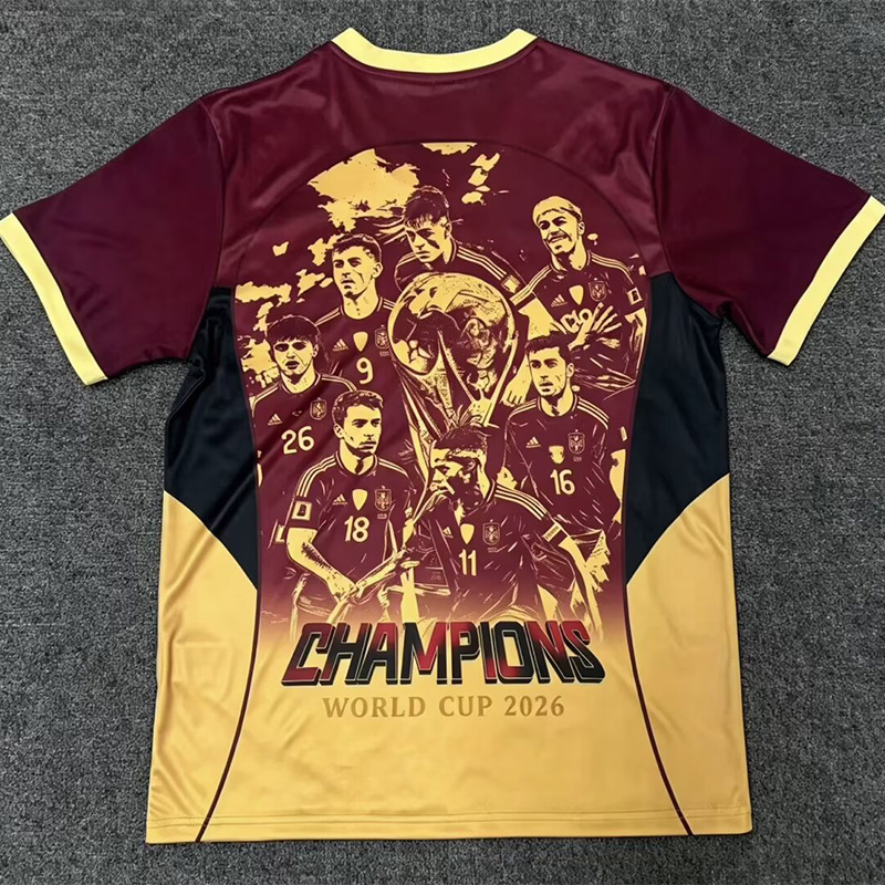 26-27 Spain Champion Special Edition Training shirts