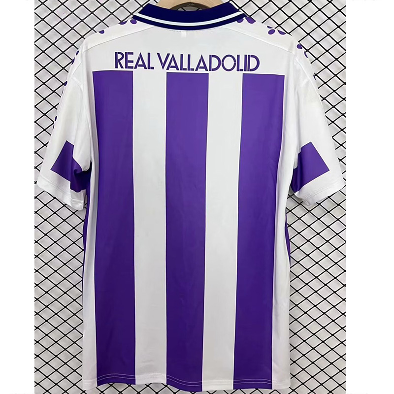 1995-1996 Valladolid Home Retro Soccer Jersey *带章