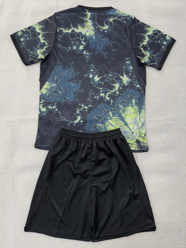 26-27 荷 Black Goalkeeper Kids Soccer Jersey