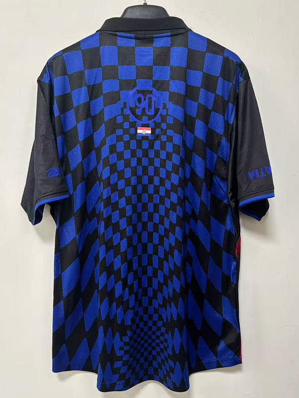 26-27 Croatia Red Black Joint Edition Training shirts